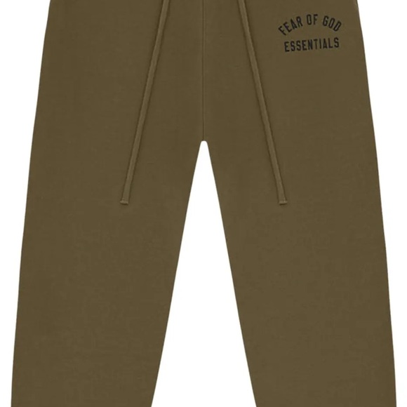 Fear of God Essentials Olive Sweatpants - Picture 1 of 6